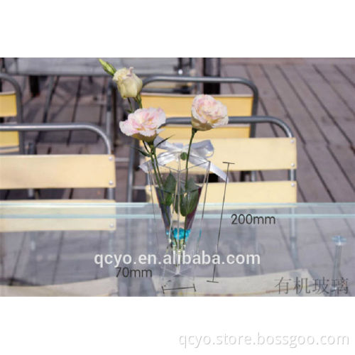 wedding favor customize exquisite vase! acrylic vase QCY-V7